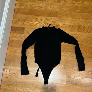 Urban Outfitters Black Mock neck bodysuit